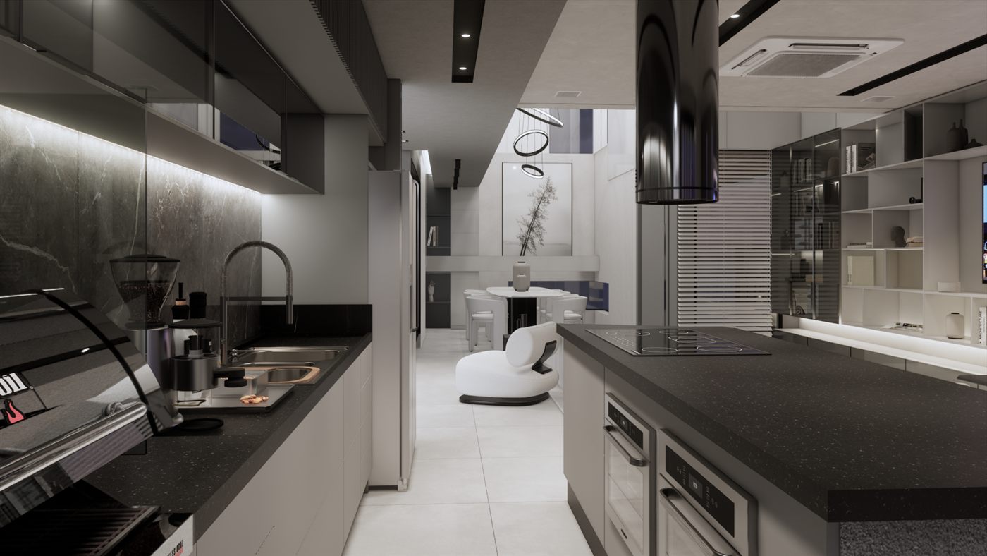 Cozinha da Denver Residence