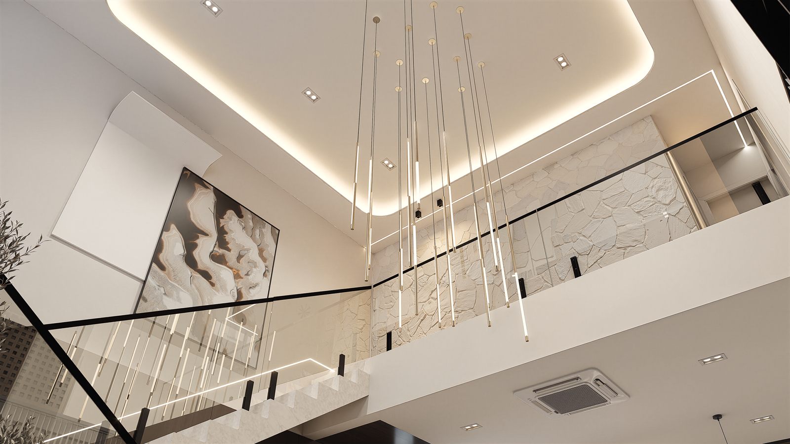 Hall de entrada do Haven Residence
